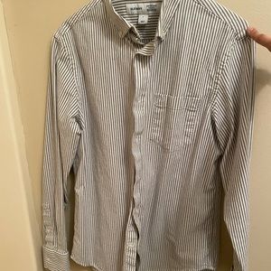 Striped old navy dress shirt